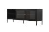 Picture of STARK 1.5M Steel Frame Sliding Door Transparent Glass TV Unit (Black)
