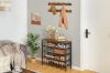 Picture of LITON Adjustable 5-Tier Shoe Rack with Wall Hooks 