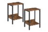 Picture of LITON Side Table with Storage Shelf - Set of 2 