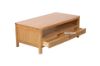 Picture of [FLOOR MODEL CLEARANCE] Helsinki 2Drw Coffee Table (Solid Oak)