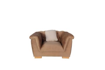 Picture of [FLOOR MODEL CLEARANCE]  MALMO  1 Seater Armchair (Brown)