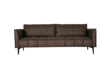 Picture of BARTLET Air Leather 3 Seater Sofa (Chocolate)