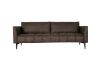 Picture of BARTLET Air Leather Sofa Range (Chocolate) - 3 Seater