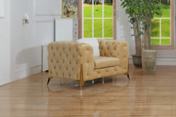 Picture of [FLOOR MODEL CLEARANCE] MANCHESTER 1 Seater Sofa - Beige 