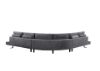 Picture of [FLOOR MODEL CLEARANCE]  OLSEN Aragon Fabric Corner Sofa (Grey)