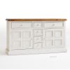 Picture of [FLOOR MODEL CLEARANCE] Bodde Wine Buffet/ Display Cabinet *Pine Wood