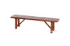 Picture of [FLOOR MODEL CLEARANCE] EILBY Solid Pinewood & Veneer Bench (Dark Brown)