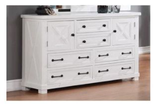 Picture of [FLOOR MODEL CLEARANCE] PURELAND Solid Pine Wood (White) - Dressing Table Only