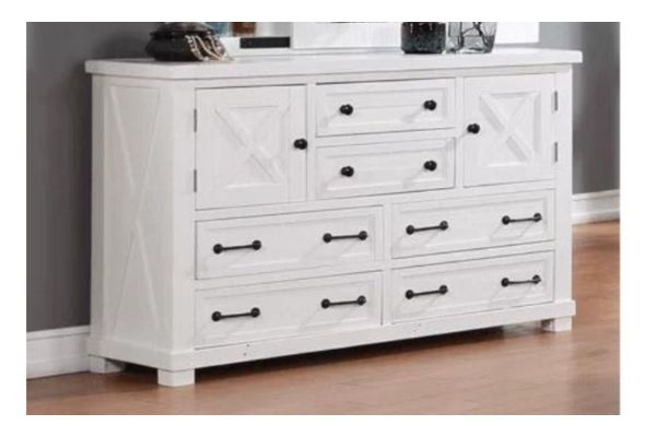 Picture of [FLOOR MODEL CLEARANCE] PURELAND Solid Pine Wood (White) - Dressing Table Only