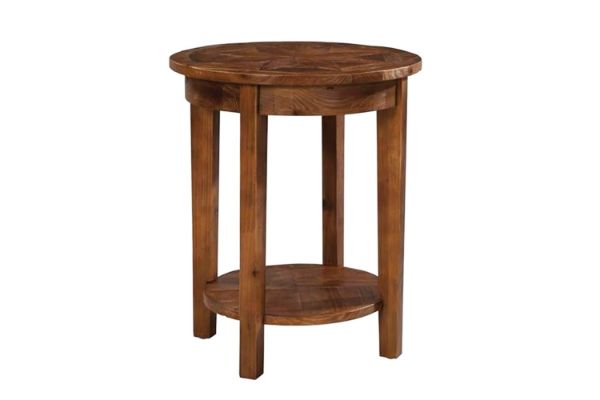 Picture of ELINA Round Solid Birch Wood Side Table