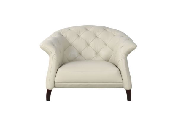 Picture of [FLOOR MODEL CLEARANCE] TORONTO 1 Seater 100% Genuine Leather Button Tufted Sofa