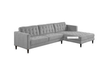 Picture of MELROSE Sectional Sofa (Light Grey) - Chaise Facing Right 