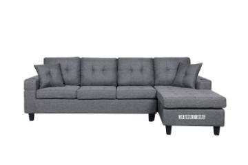 Picture of  [FLOOR MODEL CLEARANCE] DEXTER Sectional Reversible Sofa (Grey)