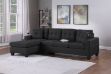 Picture of KLARA Reversible Sectional Sofa with Cupholders (Black)