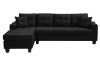 Picture of KLARA Reversible Sectional Sofa with Cupholders (Black)