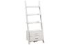 Picture of ELARA Ladder Bookshelf with 3 Open Shelves & 2 Storage Drawers (White)