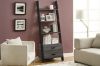 Picture of ELARA Ladder Bookshelf with 3 Open Shelves & 2 Storage Drawers (Grey)
