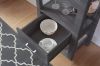 Picture of Remy Open Shelves Storage Cabinet with Drawer & Glass Door (Grey)