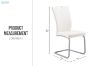 Picture of EDAN High Back Dining Chair (Pearl White) 