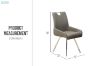 Picture of REIME 180° Swivel Dining Chair (Light Grey)