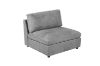 Picture of  [FLOOR MODEL CLEARANCE] ASPECT Reversible Nappa Fabric + Memory Foam Sectional Modular Sofa (Grey) 