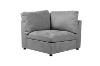 Picture of  [FLOOR MODEL CLEARANCE] ASPECT Reversible Nappa Fabric + Memory Foam Sectional Modular Sofa (Grey) 