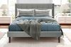 Picture of SONOMA Fabric Bed Frame + ORION Foam Mattress Combo Deal (Light Grey)