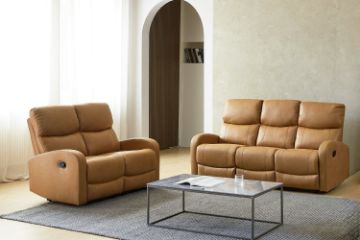 Picture of RUTH Manual Reclining Sofa Range - 3 Seat Recliner Sofa (3RR)