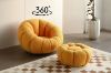 Picture of SUNFLOWER 360° Swivel Lounge Chair with Ottoman (Yellow)