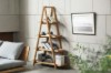 Picture of ELMORE 100% Reclaimed Pine Wood Scandi 4-Tier Triangular Shelf (120x183cm)