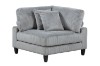Picture of VIANNA Corduroy Sectional Modular Sofa Range (Grey) - Corner