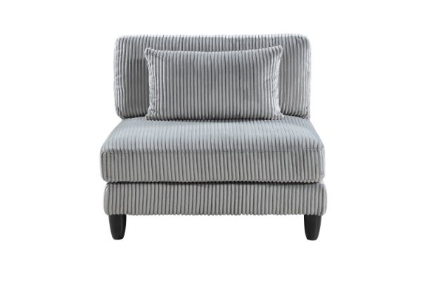 Picture of VIANNA Sectional Modular Sofa Range (Grey) - Armless