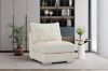 Picture of WINSTON Premium Corduroy Modular Sectional Sofa with Cup Holders & USB Ports (Beige) - Chaise Facing  Left