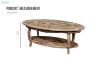 Picture of ELINA Oval Solid Birch Wood Coffee Table