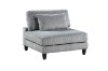Picture of VIANNA Corduroy Sectional Modular Sofa Range (Grey) - 5PC Big Combo Set 
