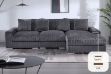 Picture of WINSTON Premium Corduroy Modular Sectional Sofa with Cup Holders & USB Ports (Grey)