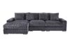 Picture of WINSTON Premium Corduroy Modular Sectional Sofa with Cup Holders & USB Ports (Grey)