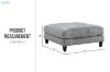 Picture of VIANNA Sectional Modular Sofa Range (Grey) - Ottoman