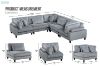 Picture of VIANNA Sectional Modular Sofa Range (Grey) - 5PC Big Combo Set 