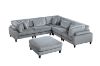 Picture of VIANNA Sectional Modular Sofa Range (Grey) - 6PC Big Combo Set
