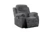 Picture of GRACEY 3/2/1 Seater Power Reclining Sofa Range with Bluetooth Speaker + USB & LED (Grey)