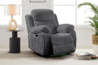 Picture of GRACEY 3/2/1 Seater Power Reclining Sofa Range (Grey) - 1R