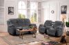 Picture of GRACEY 3/2/1 Seater Power Reclining Sofa Range (Grey) - 3RRC+2RRC Sofa Set