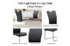 Picture of EDAN High Back Dining Chair with Lacquered Base (Elegant Black)