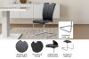 Picture of EDAN High Back Dining Chair with Lacquered Base (Elegant Black)