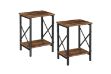 Picture of BASEL Side Table with Storage Shelf - Set of 2 