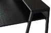 Picture of EMMI 100 Dual-Tier Office Desk with Shelf (Black)