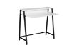 Picture of EMMI 100 Dual-Tier Office Desk with Shelf (White)