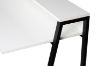 Picture of EMMI 100 Dual-Tier Office Desk with Shelf (White)