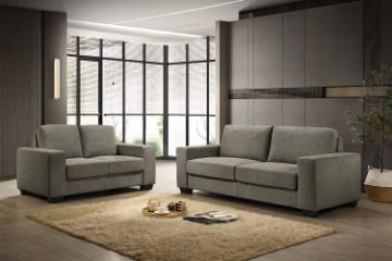 Picture of MODA 3/2 Seater Sofa Range (Grey) - 3+2 Sofa Set